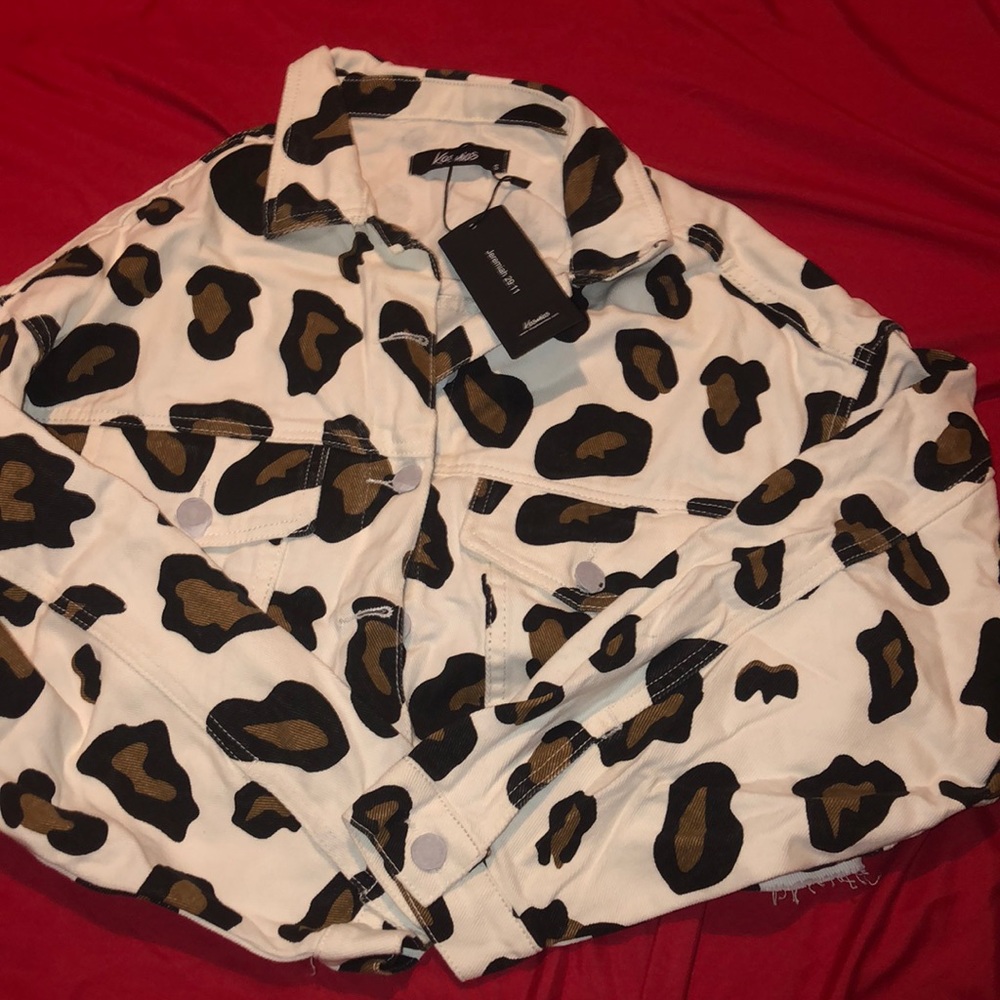 Kosmios cheeta  demin jacket